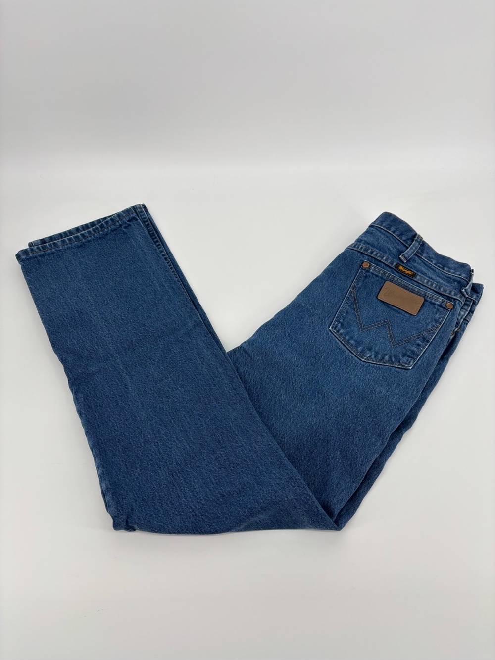 Wrangler 936PWD Cowboy Cut Slim Fit Jeans Mens 34x34 Indigo Blue High Rise